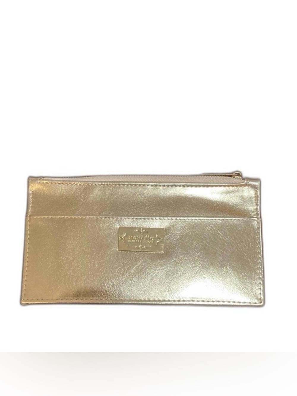 Nanette LePore Metallic Gold Wallet NWOT